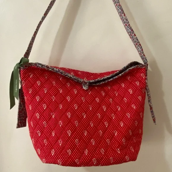 Vera Bradley Premium Cotton Astoria Shoulder Bag - Picture 9 of 14